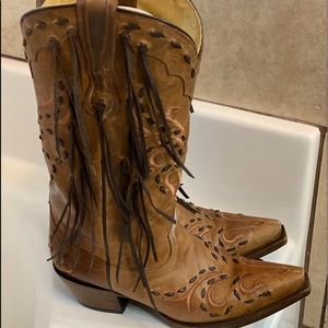 Corral Boots with Fringe